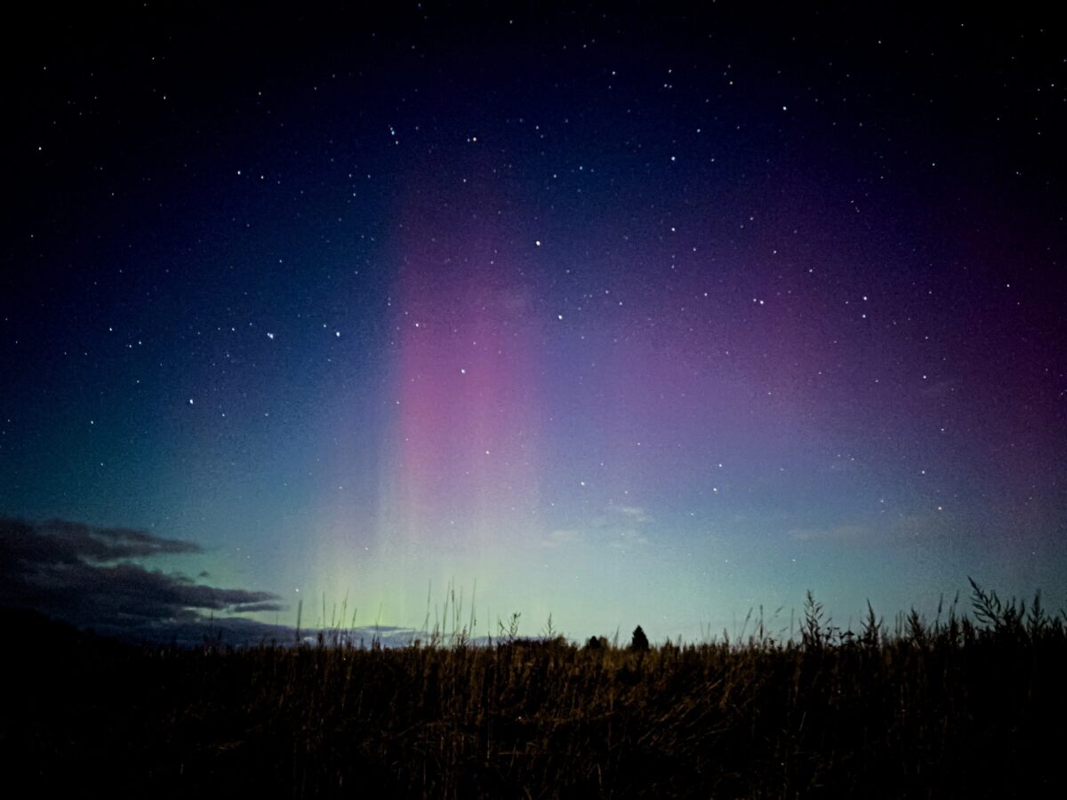 Северное сияние украсило небо Тверской области