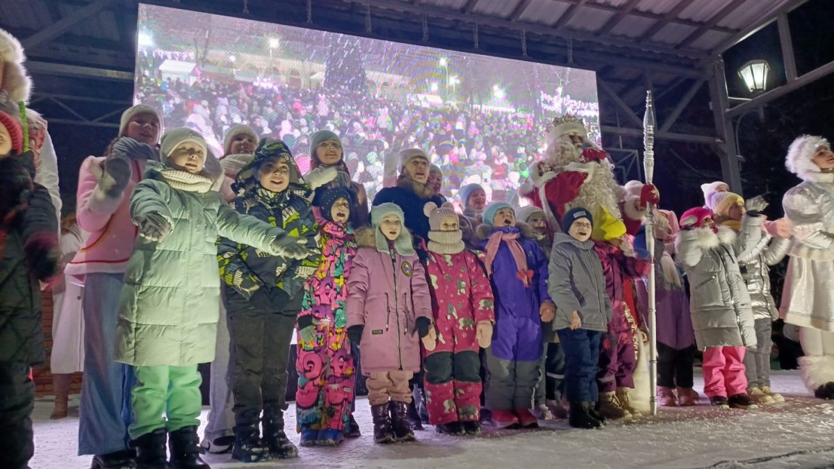Вышний Волочек торжественно встречал Деда Мороза