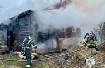 Во время пожара в Тверской области погиб человек