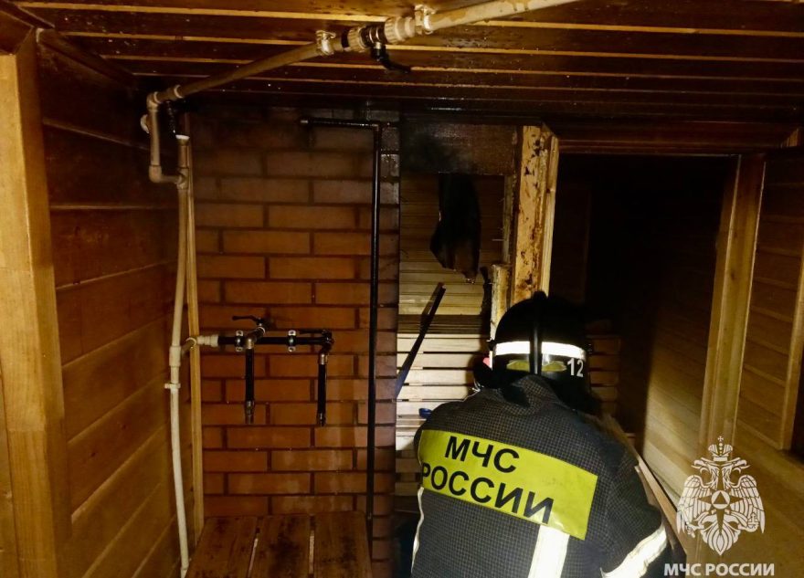 В Тверской области чуть не сгорела еще одна баня