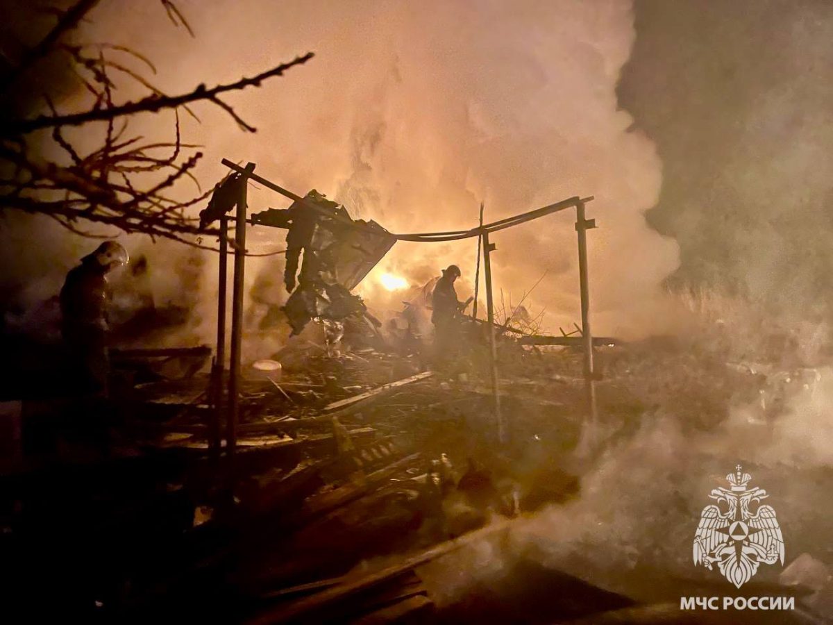 В Тверской области женщина сгорела в своем доме