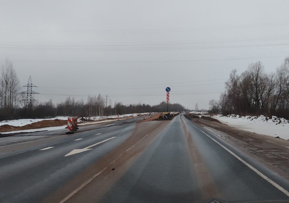 На участке трассы М-9 «Балтия» в Тверской области убрали светофоры