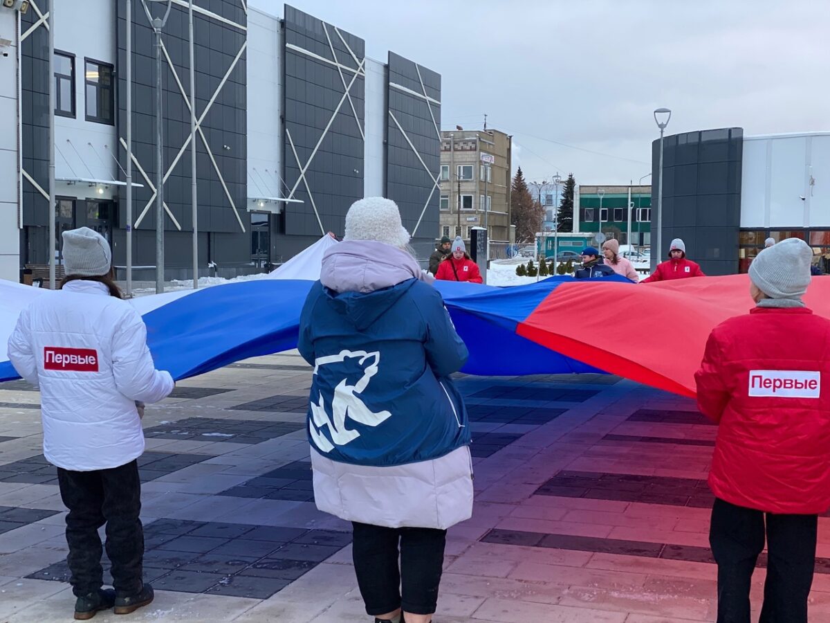 В День Конституции партийные активисты провели праздничные акции