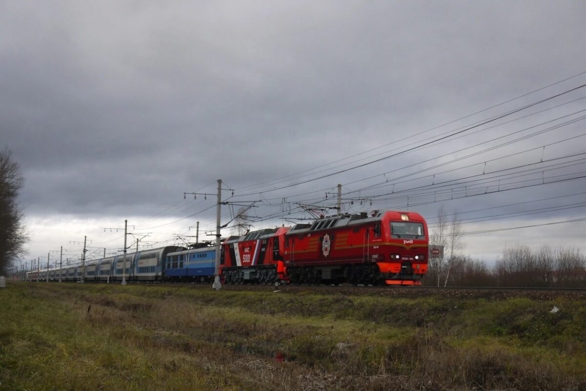 В Тверской области сфотографировали новую скоростную «Аврору»