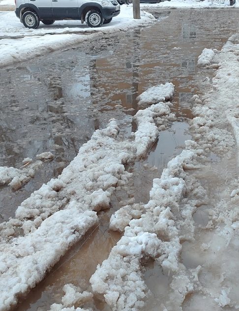 В одном из городов Тверской области "поплыли" улицы