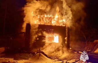 В Тверской области в пожаре полностью сгорела баня В Тверской области в пожаре полностью сгорела баня