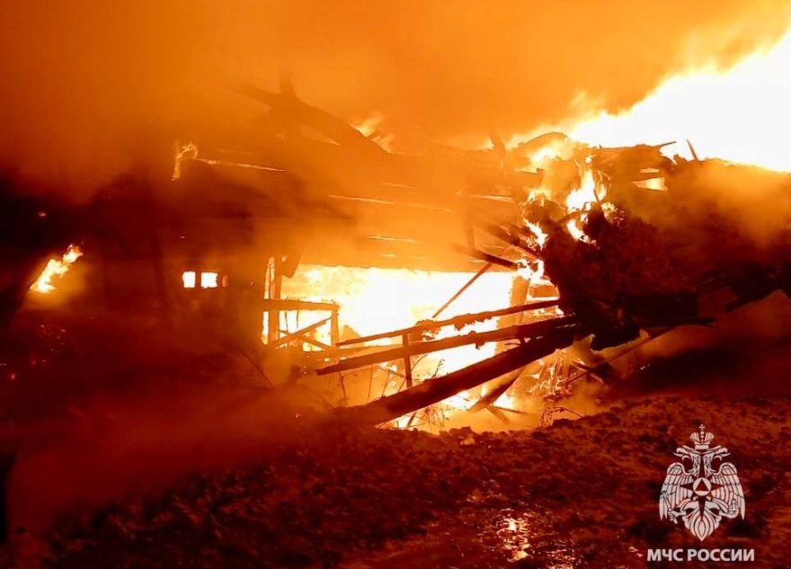 На пожаре в Тверской области погиб человек