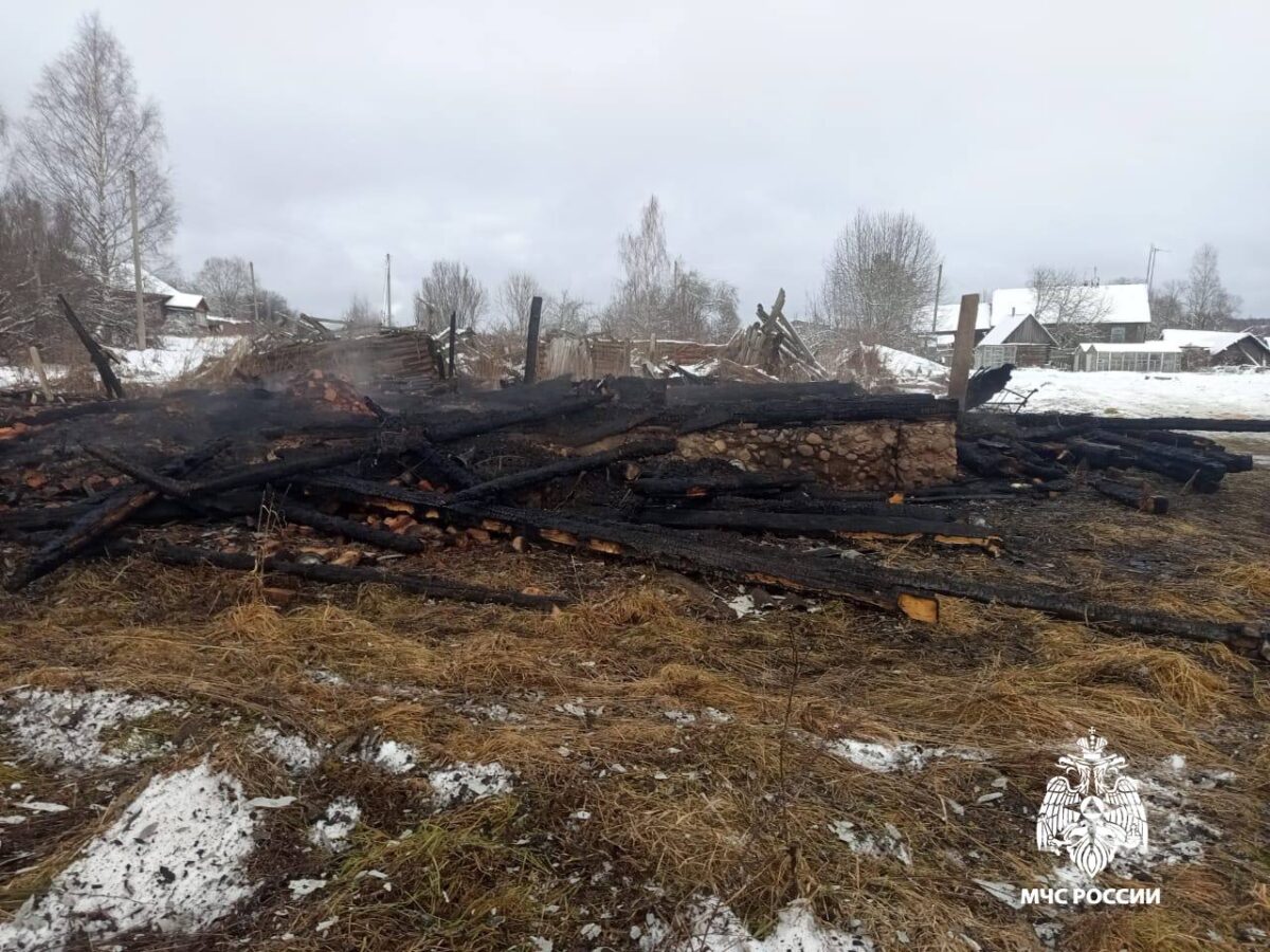 При пожаре в Тверской области погиб человек