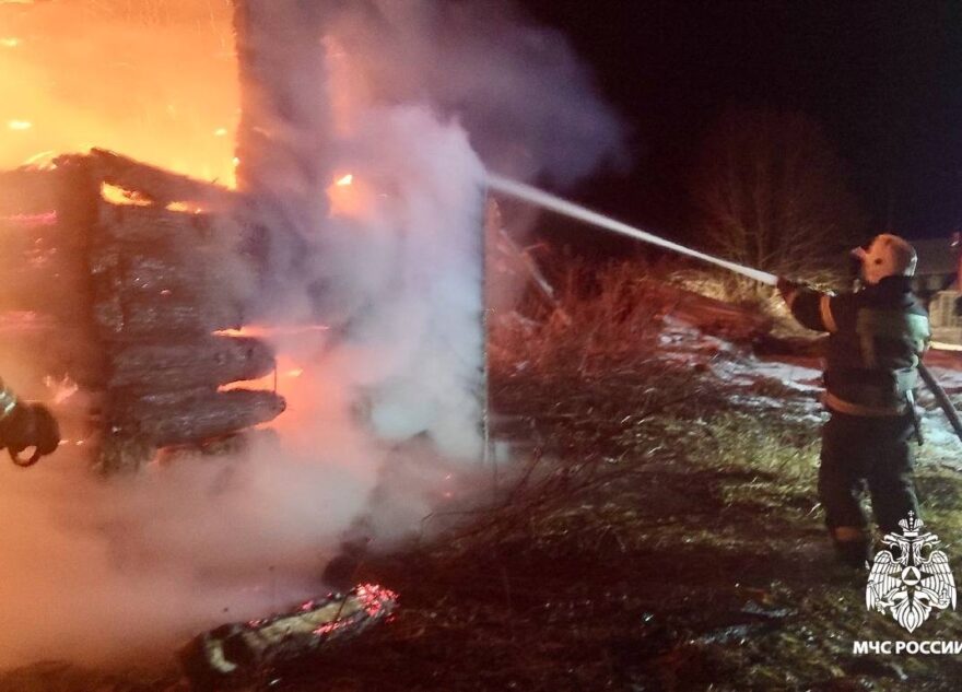 При пожаре в Тверской области погиб человек