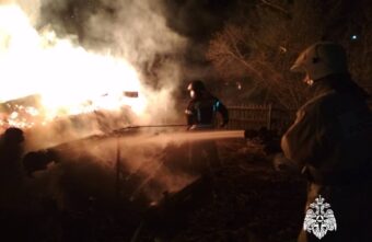 Утром в Тверской области сгорел дачный дом Утром в Тверской области сгорел дачный дом