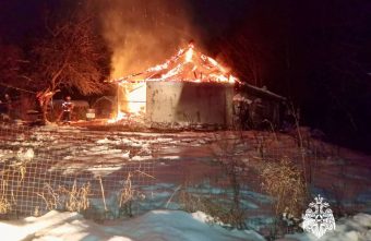 В Тверской области сгорела баня В Тверской области сгорела баня