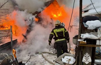 Хозяйственная постройка сгорела дотла в деревне под Тверью Хозяйственная постройка сгорела дотла в деревне под Тверью