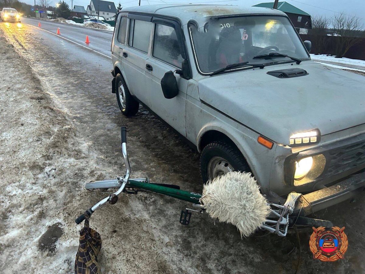 Пожилого велосипедиста госпитализировали в больницу после ДТП в Тверской области