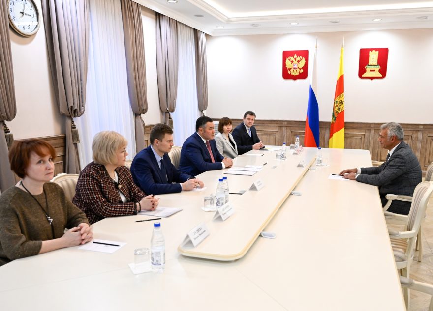 Игорь Руденя обсудил с руководителем ТГМУ Александром Сонисом актуальные вопросы развития вуза и здравоохранения Верхневолжья