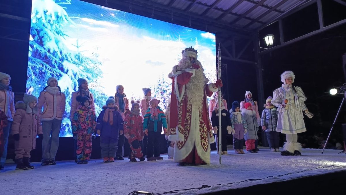 Вышний Волочек торжественно встречал Деда Мороза