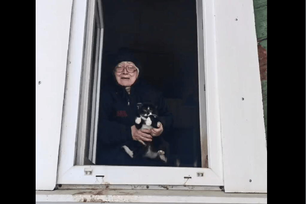 В Тверской области бабушка не уезжает в город из-за кошек и собак