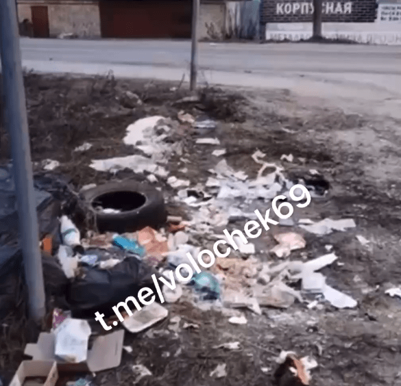 В одном из городов в Тверской области вообще не вывозится мусор