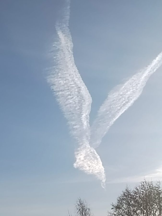 В Крещение жители Тверской области увидели в небе большие крылья