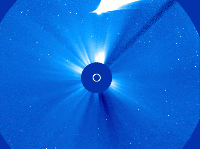 Астрономы опубликовали видео первой яркой кометы 2025 года