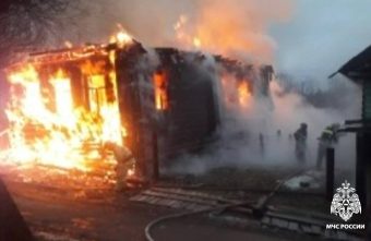 В Тверской области полностью сгорел дом В Тверской области полностью сгорел дом