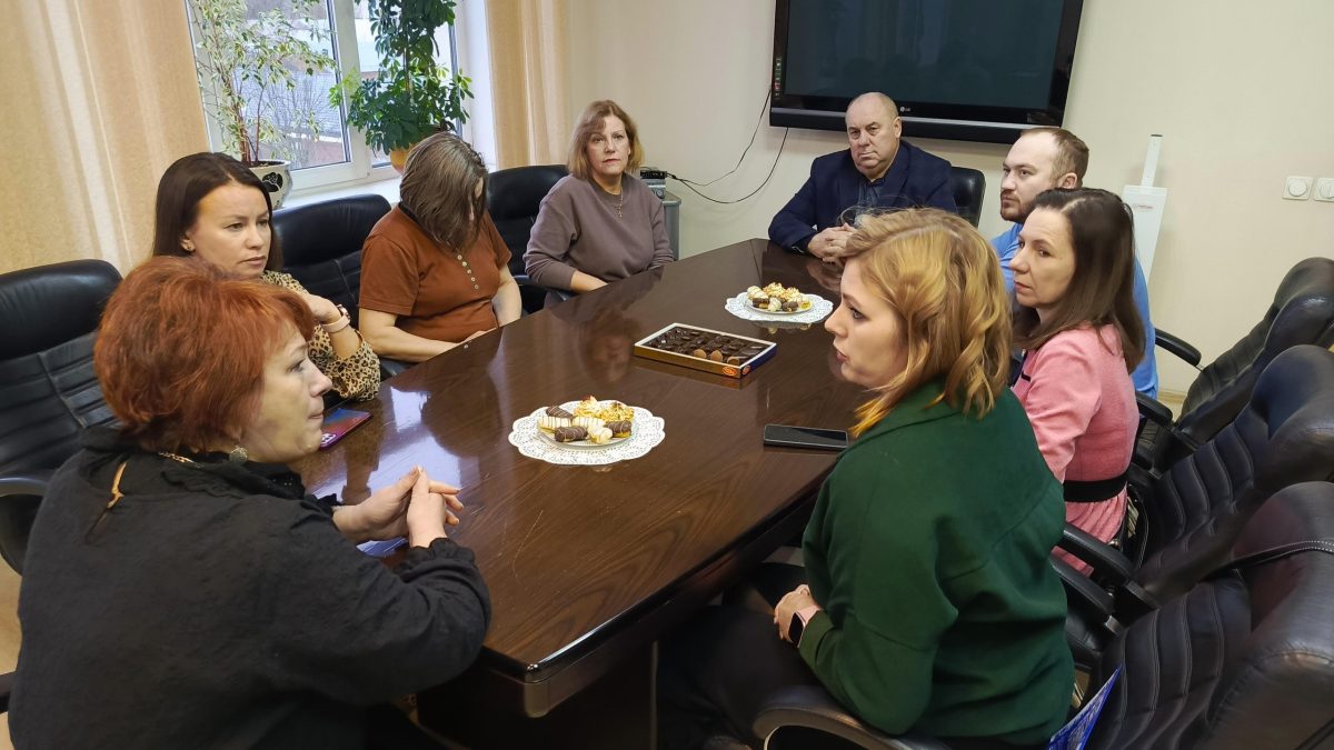 Глава Вышневолоцкого округа встретилась с коллективом газеты