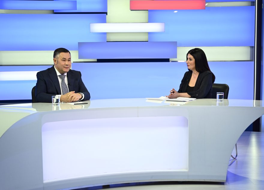 Новый год, нацпроекты и Крещение: Игорь Руденя ответил на вопросы в прямом эфире телеканала «Россия 24»