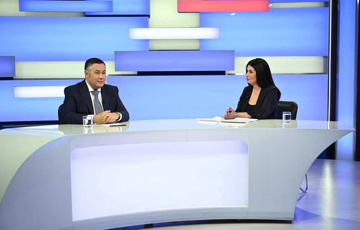 Новый год, нацпроекты и Крещение: Игорь Руденя ответил на вопросы в прямом эфире телеканала «Россия 24»