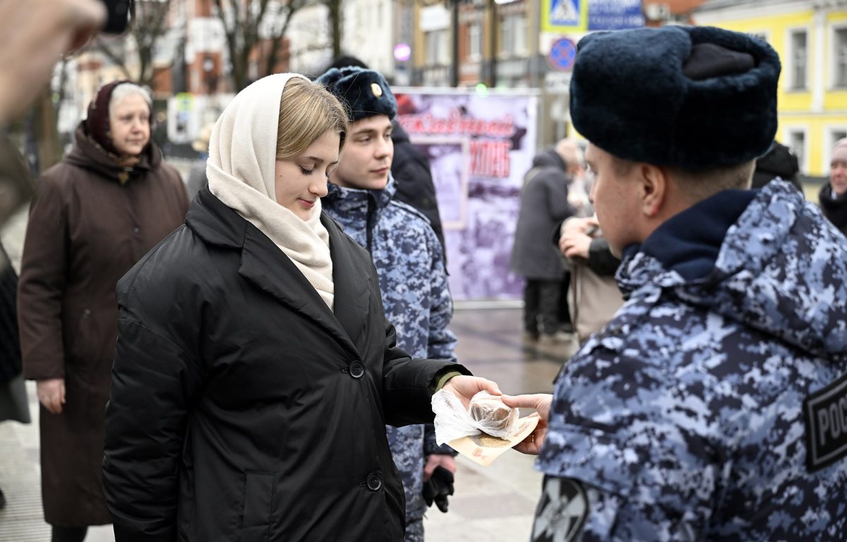 В Тверской области проходит всероссийская акция «Блокадный хлеб»