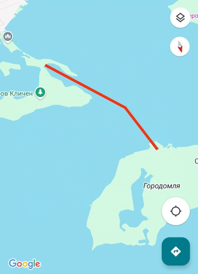 Между островами в Тверской области открыта ледовая переправа