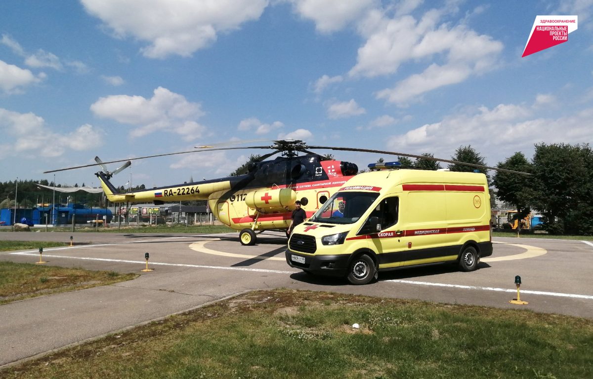 Больше 1400 пациентов в Тверской области эвакуированы службой санитарной авиации