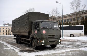 Тверская область направила на СВО гуманитарный груз для передвижного мобильного госпиталя Тверская область направила на СВО гуманитарный груз для передвижного мобильного госпиталя