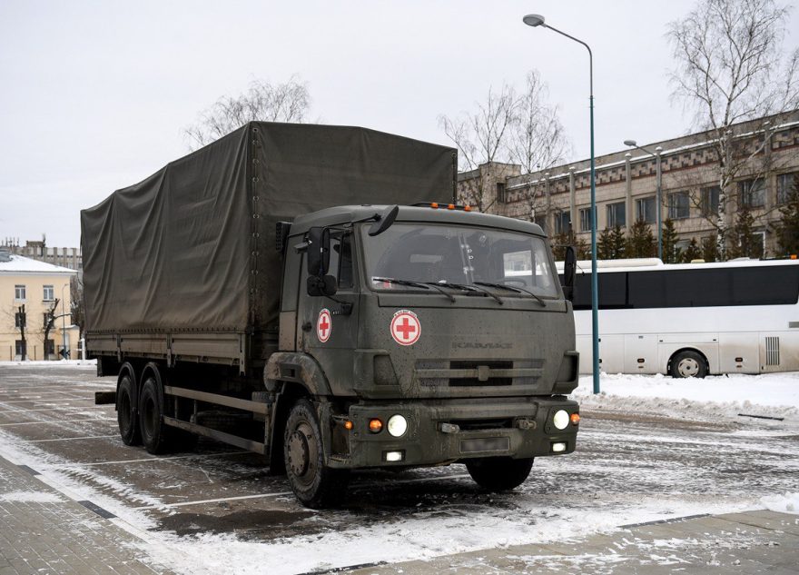 Тверская область направила на СВО гуманитарный груз для передвижного мобильного госпиталя