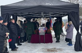В Тверской области в последний путь проводили Сергея Русакова, погибшего на СВО