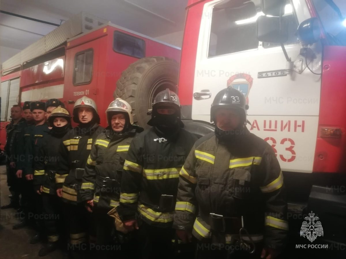 В Тверской области пожарные спасли двух человек В Тверской области пожарные спасли двух человек