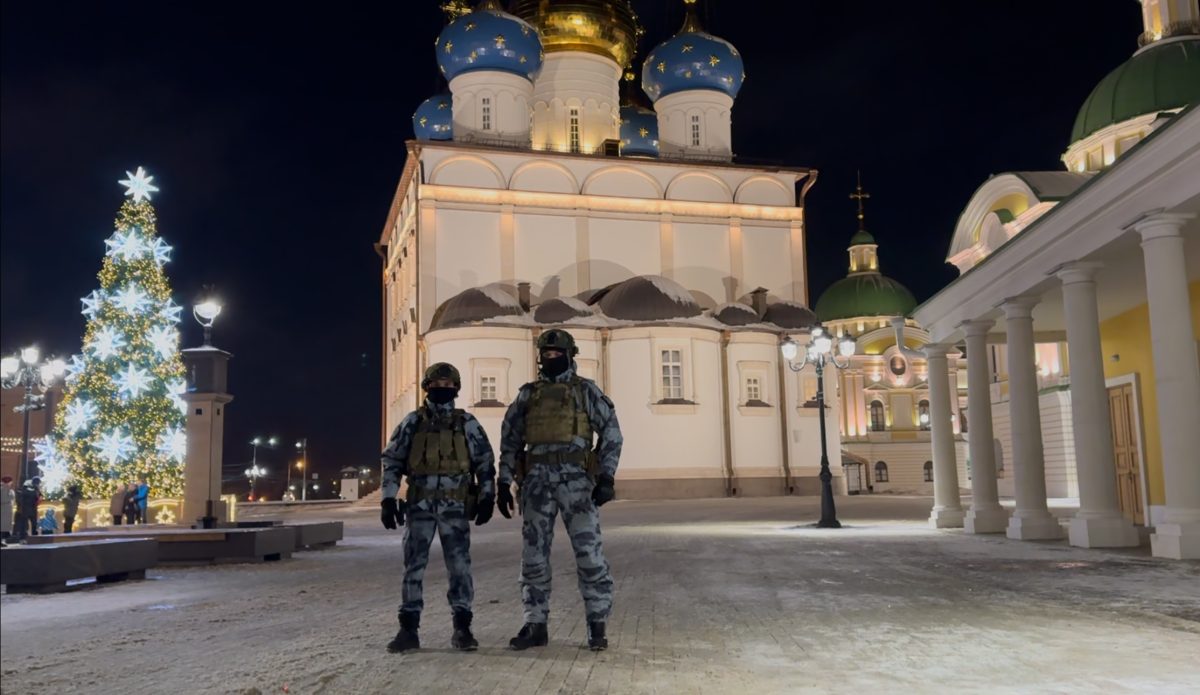 В рождественскую ночь больше 250 росгвардейцев обеспечивали правопорядок в Тверской области