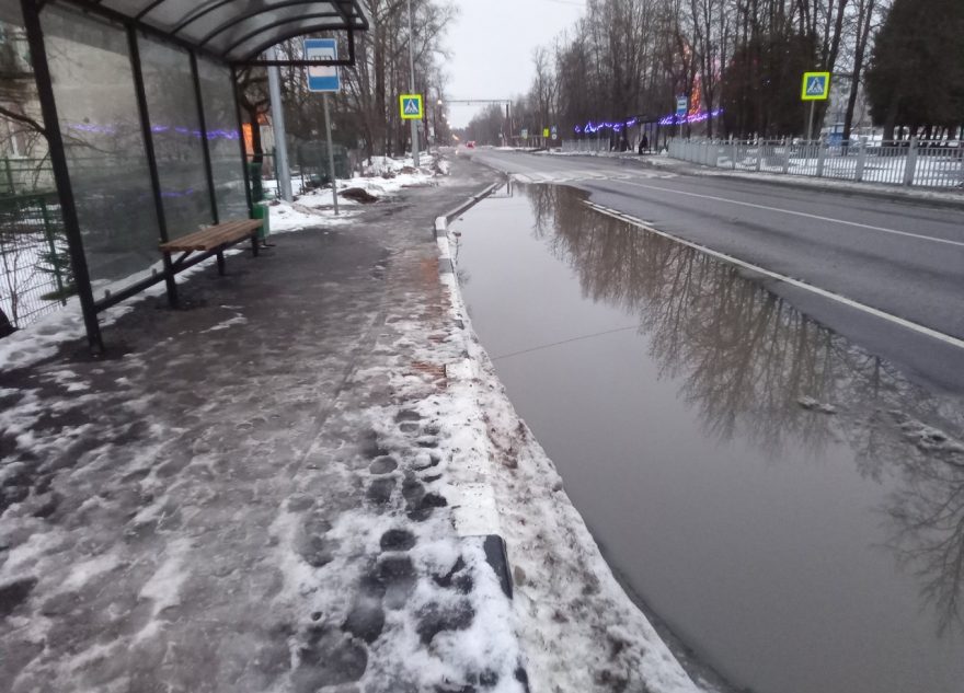 В Тверской области затопило улицы