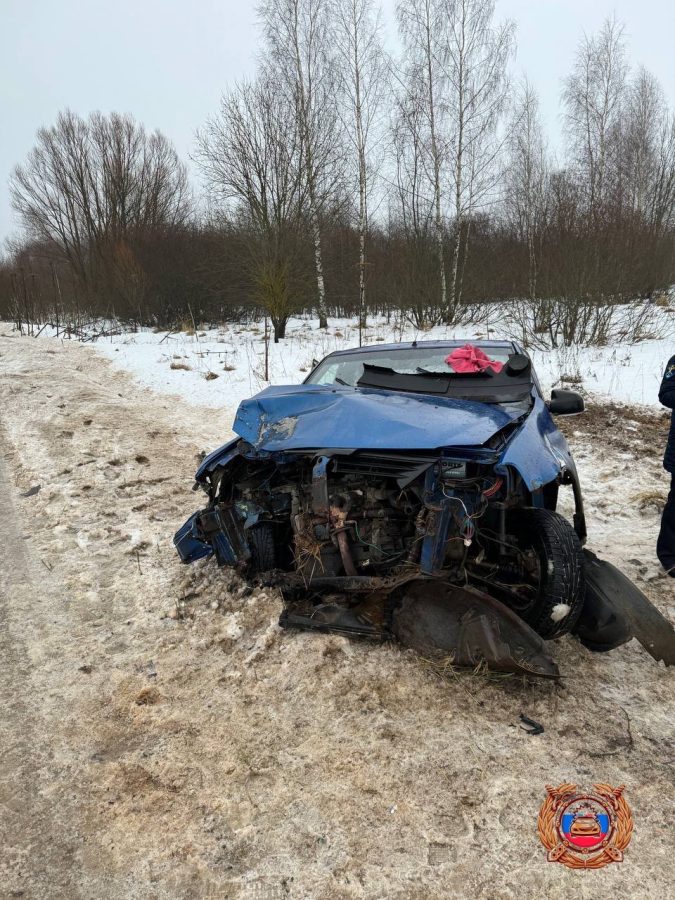 В Тверской области Рено врезался в дерево В Тверской области Рено врезался в дерево