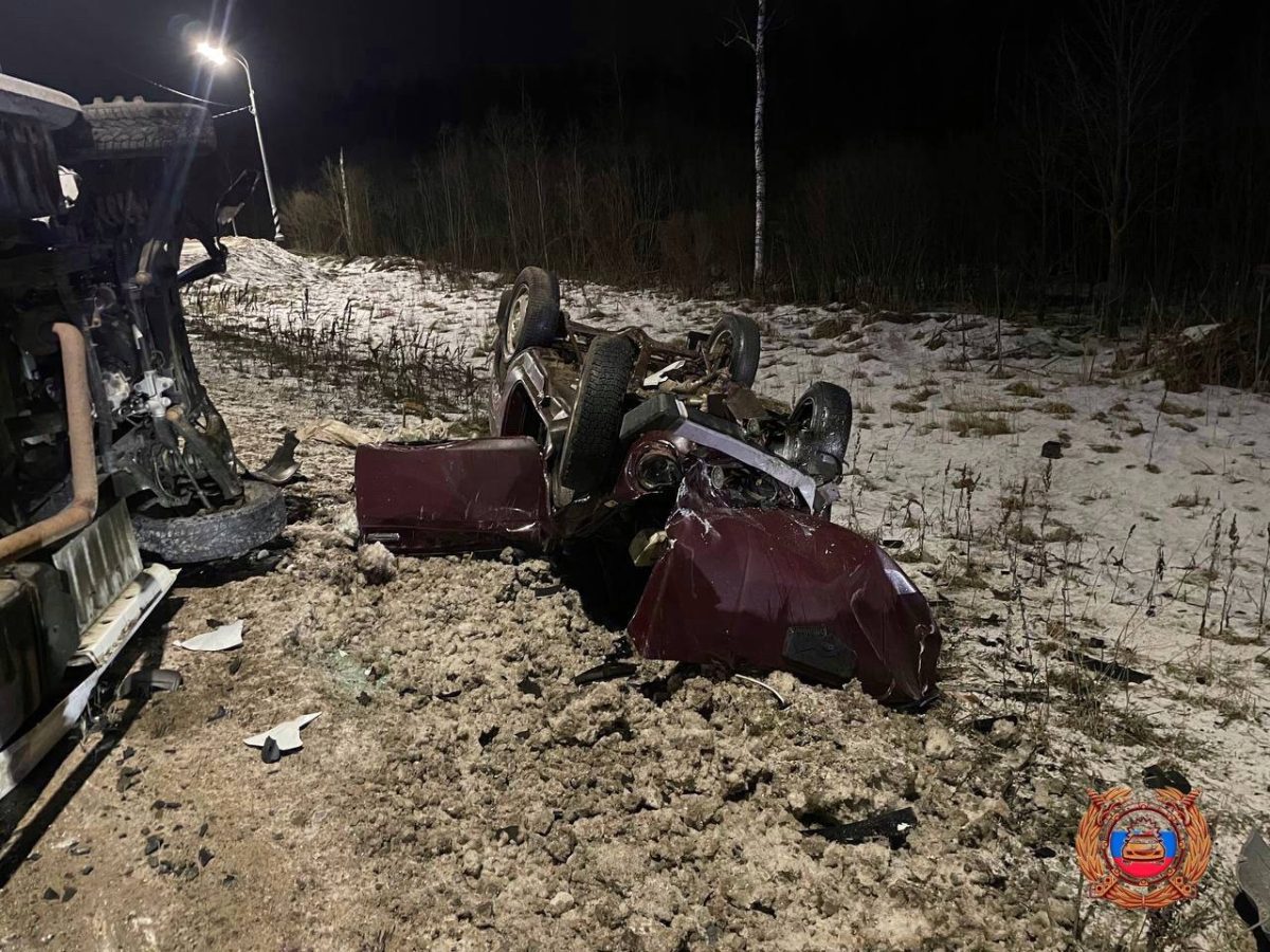 В аварии на трассе в Тверской области пострадали два человека