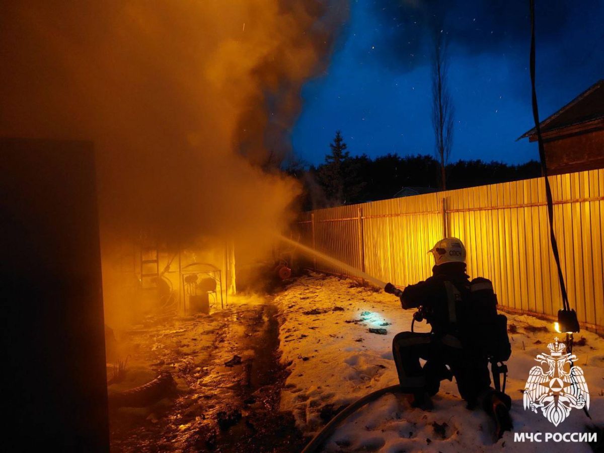 В деревне под Тверью сгорел дотла жилой дом