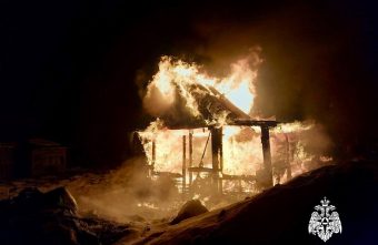 Дачный дом в Тверской области сгорел дотла Дачный дом в Тверской области сгорел дотла