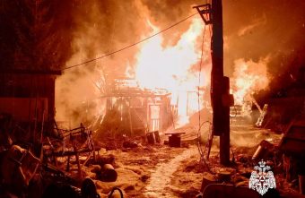 У жителей Тверской области дотла сгорела баня У жителей Тверской области дотла сгорела баня