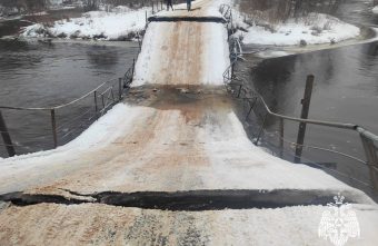 В Тверской области поврежден мост В Тверской области поврежден мост