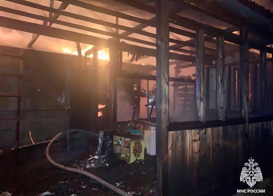 В Тверской области сгорел дачный дом