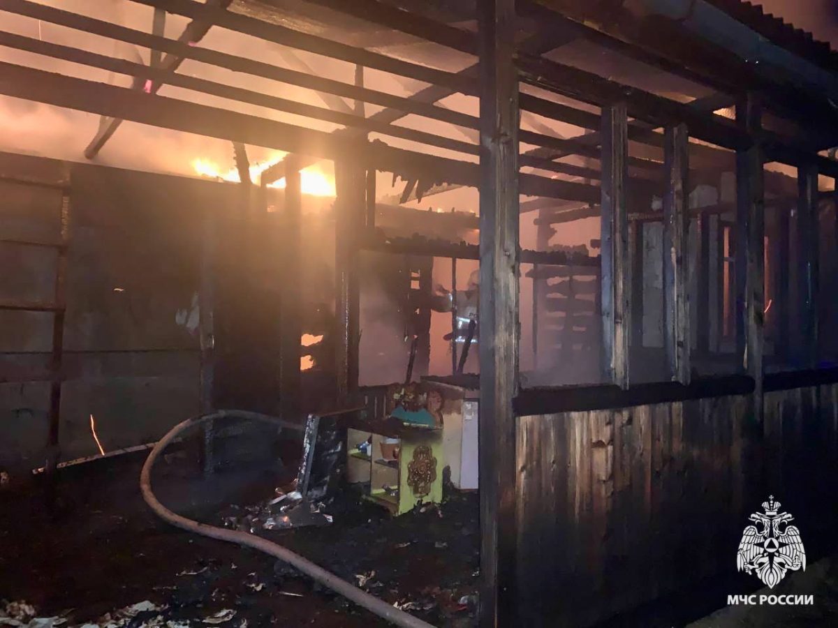 В Тверской области сгорел дачный дом