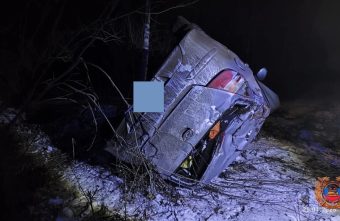 В Тверской области перевернулся Hyundai В Тверской области перевернулся Hyundai