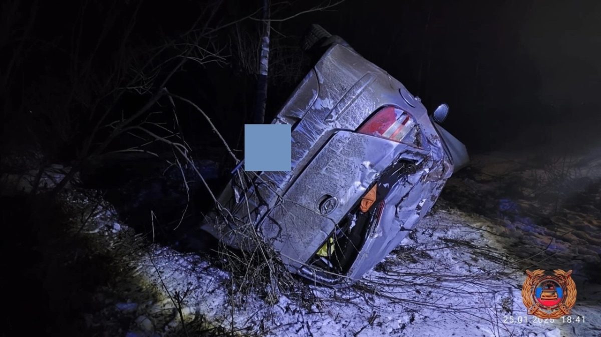 В Тверской области перевернулся Hyundai В Тверской области перевернулся Hyundai
