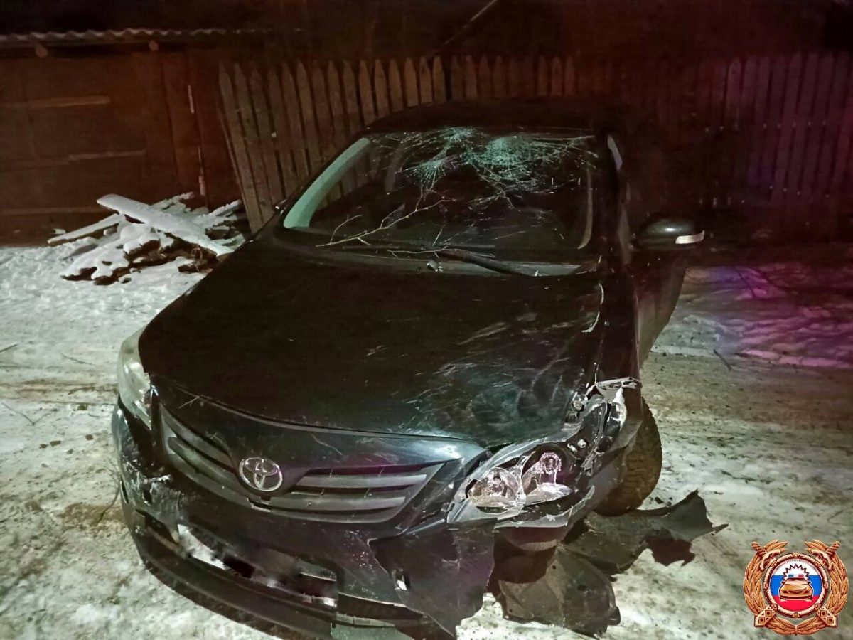 Тойота не вписалась в опасный поворот в Тверской области Тойота не вписалась в опасный поворот в Тверской области