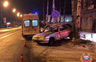 В Тверской области автомобиль влетел в дерево В Тверской области автомобиль влетел в дерево