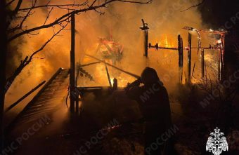 В Тверской области огонь уничтожил дачный дом