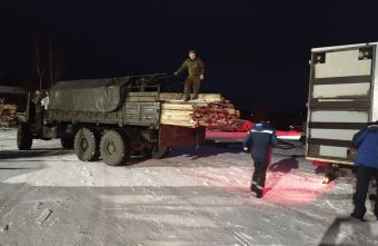Из Тверской области в зону проведения СВО направили пиломатериалы